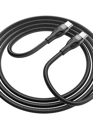 Дата кабель borofone bx61 source 60w type-c to type-c (1m) black