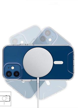 Чехол tpu space case with magsafe для apple iphone 11 (6.1") прозрачный 2