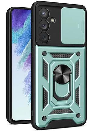 Чехол ummi camshield serge ring для samsung galaxy a34 5g зеленый