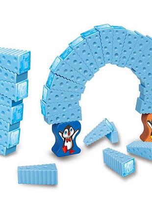 Настольная интерактивная игра ummi 707-b18 penguin ice-stacking game blue