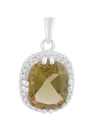 Срібні сережки komilfo із султаніт султанітом 10.415ct (2171416)