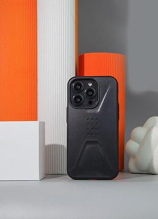 Чехол tpu uag civilian series для apple iphone 14 pro (6.1") черный
