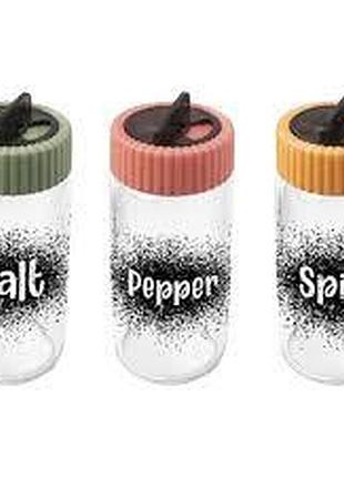 Спецівниця herevin 2024 colours salt pepper mix 0.24
