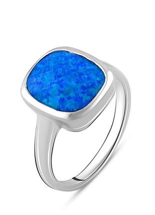 Срібне кільце komilfo з опалом 2.069ct, вага виробу 3,78 г (2083665) 17 розмір