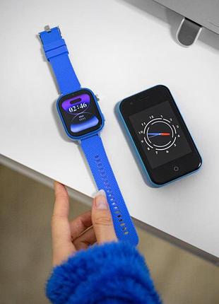 Детские cмарт-часы hoco y101 4g blue