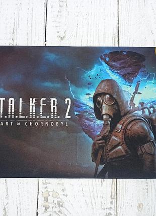Килимок для миші “stalker 2: heart of chornobyl” — 30×20 см, ігровий дизайн