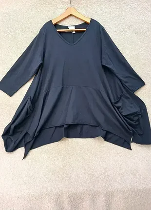 Туника в стиле бохо, оверсайз,р52-54🖤🖤🖤