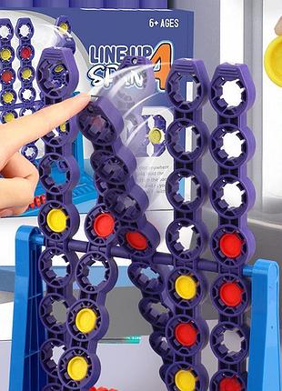 Настольная интерактивная игра ummi 22048 line up spin 4 blue