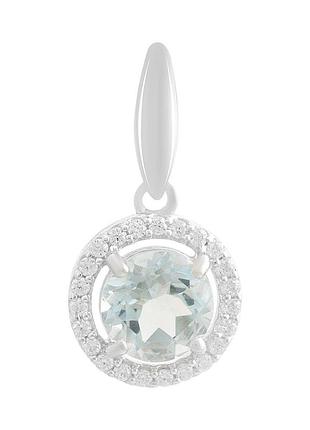Срібна підвіска komilfo з топазом 2.704ct (2188186)