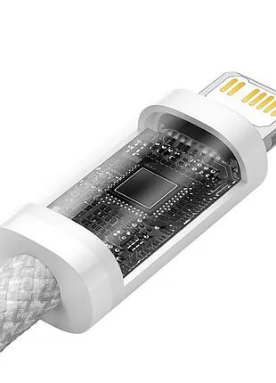 Дата кабель baseus dynamic series type-c to lightning 20w (2m) (cald0001) white 5