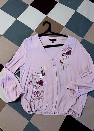 Красива блуза із вишивкою newlook розм 12-16