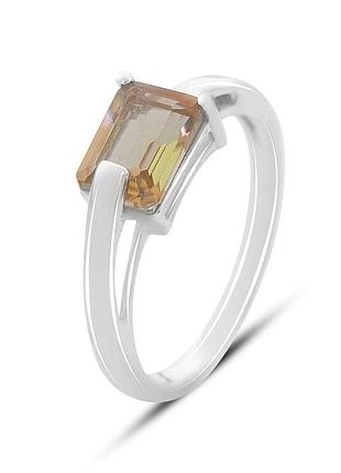Срібне кільце komilfo з султаніт султанітом 1.608ct, вага виробу 2,51 г (2163909) 17 розмір