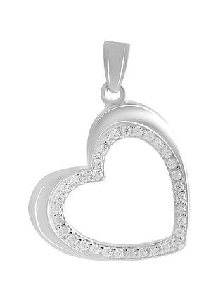 Серебряная подвеска komilfo с фианитами (2138297)