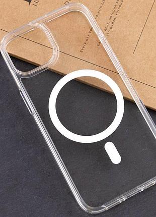 Чехол sgp ultra hybrid (magfit) для apple iphone 15 (6.1") прозрачный