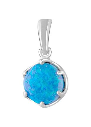 Серебряная подвеска komilfo с опалом 1.188ct (2028673)