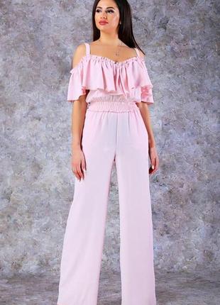 Комбинезон poliit розовый