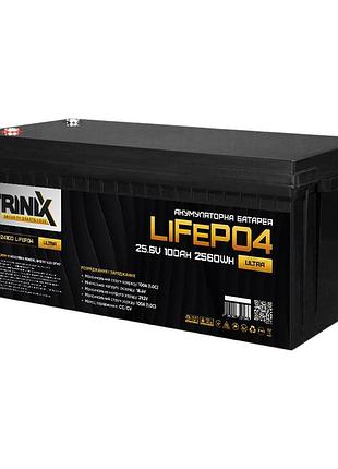 Аккумуляторная батарея литий-железо-фосфатная 25.6в 100а*ч trinix tlfp-24100 ultra lifepo4 с bluetooth (black)