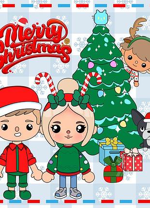 Альбом на липучках 🌲"merry christmas"🌲