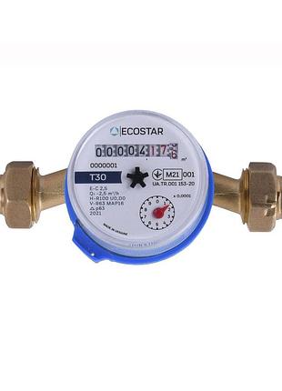 Счетчик холодной воды ecostar dn15 1/2| l110 e-c 2,5