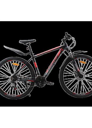 Crossbike велосипед crossbike drive 29" 19" чорний-червоний
