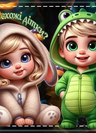 🐾 альбом на липучках “на кого похожи детишки” 🐰🐻🐱