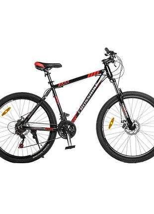Велосипед crossbike everest 27"19" чорний-червоний