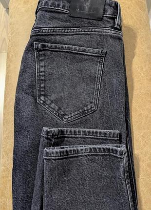 Укороченные джинсы прямого кроя - сигареты massimo dutti, р. 36.