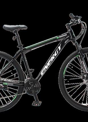 Велосипед crossbike energy 29" 19" чорний-зелений