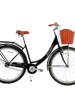Велосипед titan messina 28" 18" чорний