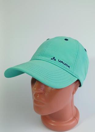 Спортивная кепка vaude softshell cap — green shape / outdoor бейсболка