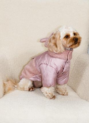 Куртка для собак teddy пудра k-97