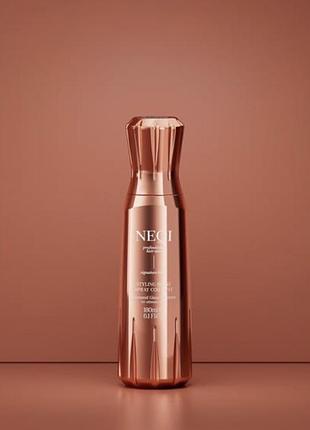Спрей для блиску та глибокого зволоження з термозахистом neqi diamond glass ultimate styling spray, 180 мл