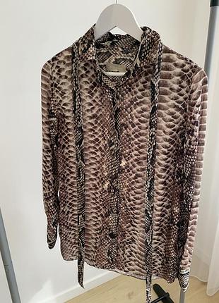 Блузка ellie saab в зміїний принт оригінальна