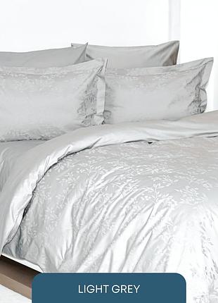 Комплект постельного белья теп "grace jacquard" евро (light grey)