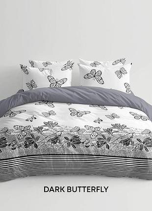 Комплект постельного белья теп "happy sleep" полуторный (dark butterfly, 50x70)