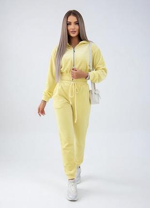 Костюм велюровий