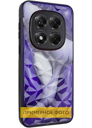 Tpu+pc чехол prisma bubblegum для xiaomi redmi note 14 4g (int. version) 3d blue