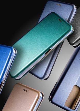 Шкіряний чохол-книжка classy для xiaomi redmi 15c (eu) зелений