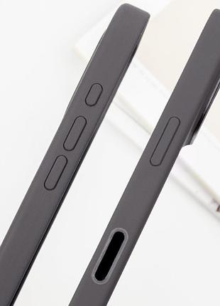 Чехол silicone case (aaa) with magsafe and animation (button) для apple iphone 16 pro max (6.9") stone grey 4