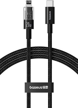 Дата кабель baseus gem fast charging type-c to lightning 20w (2m) (p10373001211-01) cluster black 2