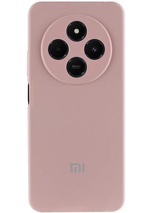 Чохол silicone cover lakshmi full camera (aa) with logo для xiaomi redmi 14c / poco c75 рожевий / pink sand