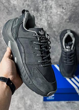 Кроссовки adidas zx 22 boost dark grey — цена 1599 грн в каталоге
