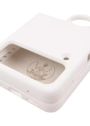 Чехол foldables silicone cover lakshmi (aaa) для samsung galaxy z flip4 белый / white