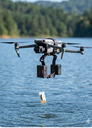 Система сброса груза для dji air 3 (дрон/квадрокоптер) - новая