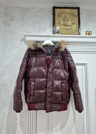 Стильна куртка пуховик  guess