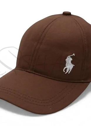 Бейсболка мужская из тонкого хлопка кепка с регулятором polo bdh19511 коричневый