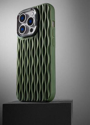 Чохол tpu ribbio для apple iphone 16 (6.1") green