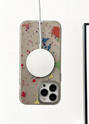 Чехол tpu+pc flush with magsafe для samsung galaxy s24 fe titanium grey