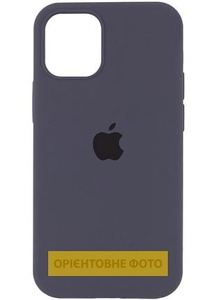 Чохол silicone case full protective (aa) для apple iphone 17 air (6.5") сірий / dark gray