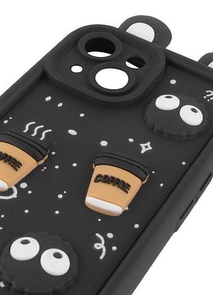 Чохол tpu toys case with ears для apple iphone 14 (6.1") black
